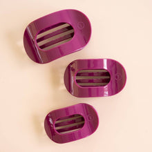 Load image into Gallery viewer, Mulberry Medium Flat Round Hair Clip