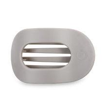 Load image into Gallery viewer, Round Flat Hair Clip | Large | Silver Flames