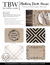 Load image into Gallery viewer, Custom Coordinate Placemat - custom or stock designs: Icon Pattern