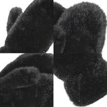 Load image into Gallery viewer, Fuzzy Faux Fur Fleece Lined Mittens