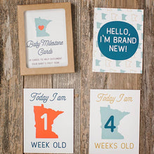 Load image into Gallery viewer, Minnesota Baby Milestone Cards