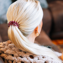 Load image into Gallery viewer, Merlot after Midnight Large Hair Ties