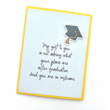 Load image into Gallery viewer, Gift is not asking what plans are after graduation card
