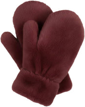 Load image into Gallery viewer, Fuzzy Faux Fur Fleece Lined Mittens