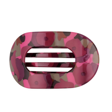 Load image into Gallery viewer, Garden Glam Large Flat Round Hair Clip