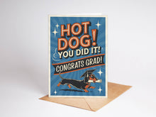 Load image into Gallery viewer, Hot Dog, Greeting Card, Funny Graduation Cards, Gifts 2025