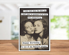 Load image into Gallery viewer, Birthday Card - Pretend to be Nice