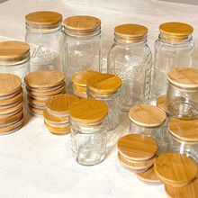 Load image into Gallery viewer, Bamboo Mason Jar Lid | Wide Mouth