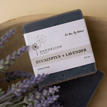 Load image into Gallery viewer, Eucalyptus Lavender Bar Soap | Essential Oil Only Soap Bar