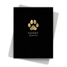 Load image into Gallery viewer, Pet Loss Sympathy Card