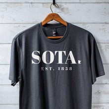 Load image into Gallery viewer, Sota Graphic T-Shirt - 'Est. 1858' Minnesota State Design