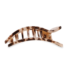 Load image into Gallery viewer, Flat Rectangle Hair Clip | Large | Blonde Tortoise