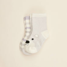 Load image into Gallery viewer, Marshmallow Bear Crew Socks