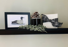 Load image into Gallery viewer, Framed 4x6 watercolor illustrated art- Sweater Loon