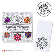 Load image into Gallery viewer, Mini Coloring Book Mystical Mandalas, 4"x4"