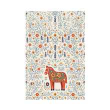 Load image into Gallery viewer, Folksy Dala Waffle Kitchen Towel