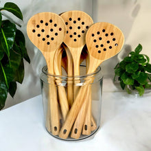 Load image into Gallery viewer, Bamboo Straining Spoon