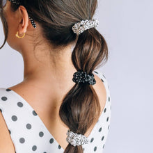 Load image into Gallery viewer, Polka Dot Party Small Silk Scrunchie