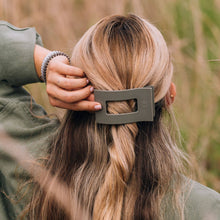 Load image into Gallery viewer, Flat Rectangle Hair Clip | Medium | Sage It Ain't So