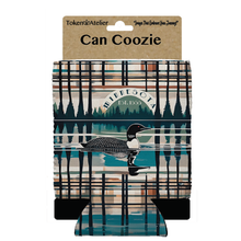 Load image into Gallery viewer, Minnesota Plaid Loon 12 oz Can Coozie