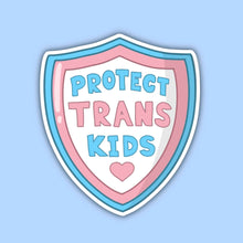 Load image into Gallery viewer, Protect Trans Kids - Transgender Solidarity Stickers