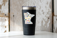 Load image into Gallery viewer, Minnesota Map Sticker - midwest, local, homegrown, roots