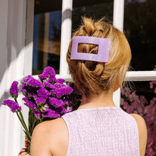 Load image into Gallery viewer, Flat Rectangle Hair Clip | Large | Lavender Mist