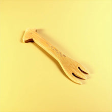 Load image into Gallery viewer, Bamboo Animal Kids & Toddler Utensils