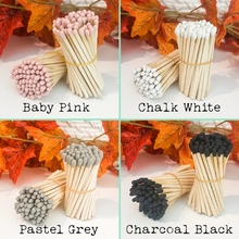 Load image into Gallery viewer, Fancy Safety Matches in 4" Glass Vial - 4 COLORS (MV50)