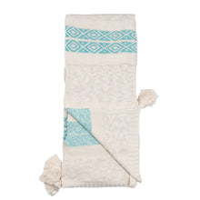 Load image into Gallery viewer, Necalli 50x60" Striped Cotton Decorative Knit Throw Blanket
