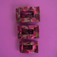 Load image into Gallery viewer, Garden Glam Medium Flat Rectangle Hair Clip