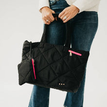 Load image into Gallery viewer, Presley Puffer Quilted Tote Bag With Pouch