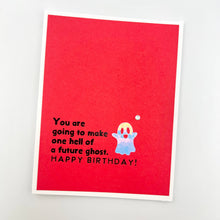 Load image into Gallery viewer, Future Ghost birthday card