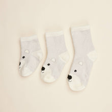 Load image into Gallery viewer, Marshmallow Bear Crew Socks