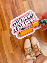 Load image into Gallery viewer, Midwest Princess Chappell Roan Queer Pop Music Lyric Sticker
