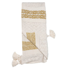 Load image into Gallery viewer, Necalli 50x60" Striped Cotton Decorative Knit Throw Blanket
