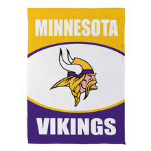 Load image into Gallery viewer, Minnesota Vikings Suede Flag, GDN