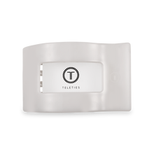 Load image into Gallery viewer, Flat Rectangle Hair Clip | Medium | Coconut White