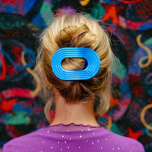 Load image into Gallery viewer, Flat Round Hair Clip | Large | Miami Vice