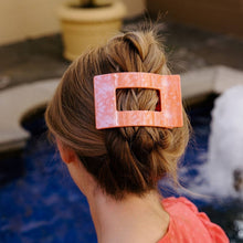 Load image into Gallery viewer, Flat Rectangle Hair Clip | Large | Dreamsicle