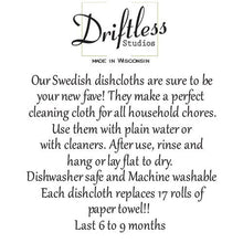 Load image into Gallery viewer, Tulip Patterned Swedish Dishcloths - Swedish Towels