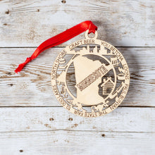 Load image into Gallery viewer, Minnesota Wood Ornament