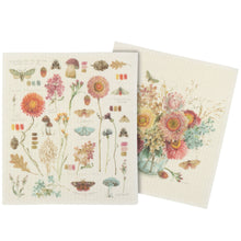 Load image into Gallery viewer, Fall Florals Vase Swedish Dishcloth Set