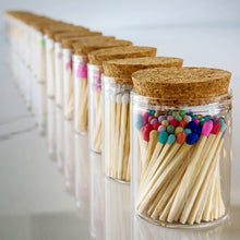 Load image into Gallery viewer, 2" Matches in Cork Top Jar