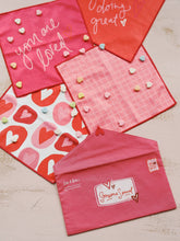 Load image into Gallery viewer, Love Notes Waffle Cloths - Set of 4 | Microfiber Dishcloths