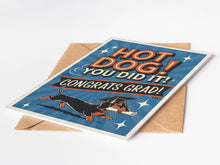 Load image into Gallery viewer, Hot Dog, Greeting Card, Funny Graduation Cards, Gifts 2025