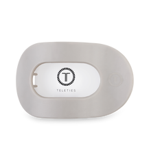 Load image into Gallery viewer, Round Flat Hair Clip | Large | Silver Flames