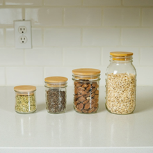 Load image into Gallery viewer, Bamboo Mason Jar Lid | Wide Mouth
