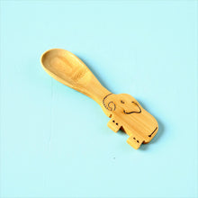 Load image into Gallery viewer, Bamboo Animal Kids & Toddler Utensils