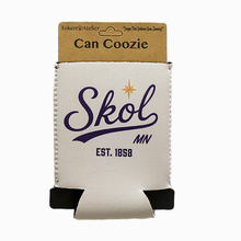 Load image into Gallery viewer, Minnesota Tan SKOL Script 12 oz Can Coozie